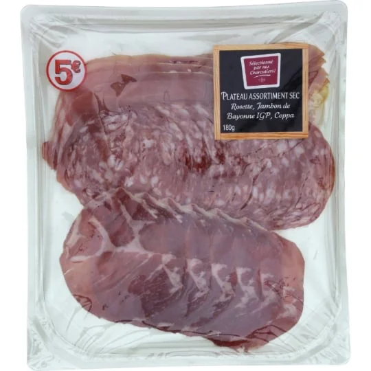 Assortiment de charcuterie sec