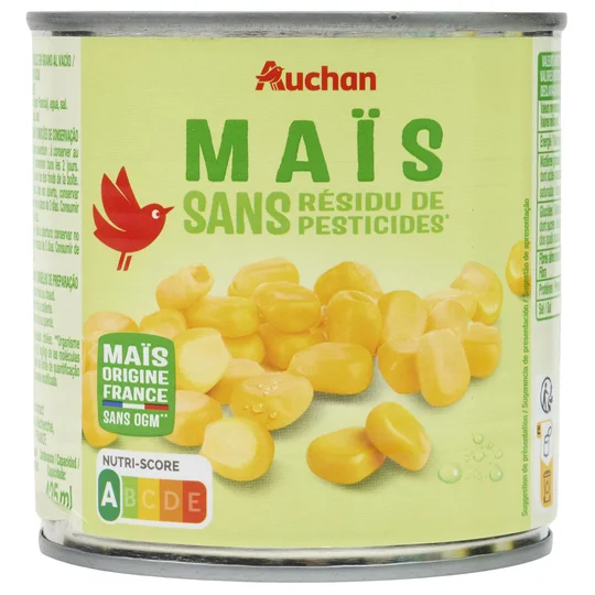 Maïs sans résidu de pesticides
