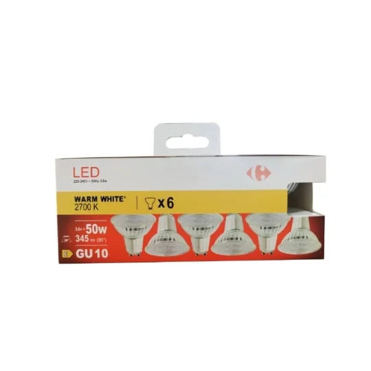 Ampoule LED spot - 50W - GU10
