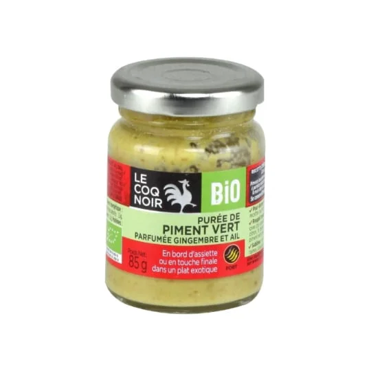 Purée de piment bio vert