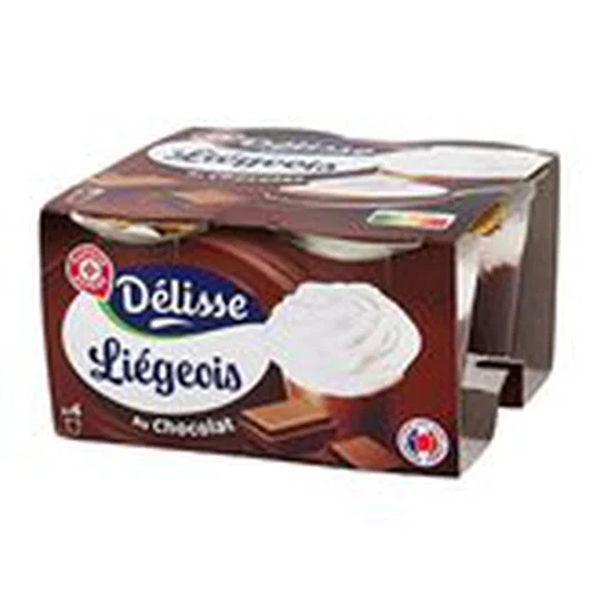 Dessert Liégeois Chocolat