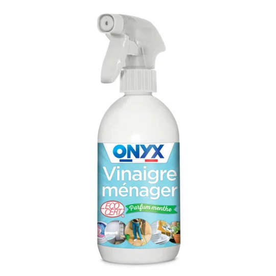 Vinaigre d'alcool ménager, parfum menthe,