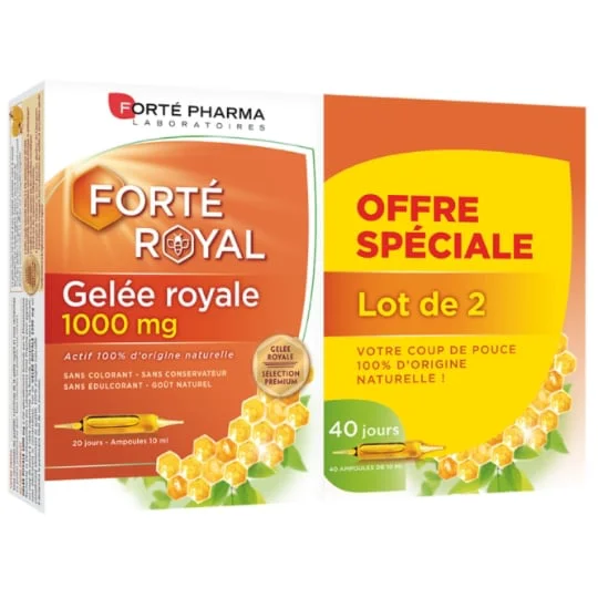 Gelée royale actif 100% d'origine naturelle
