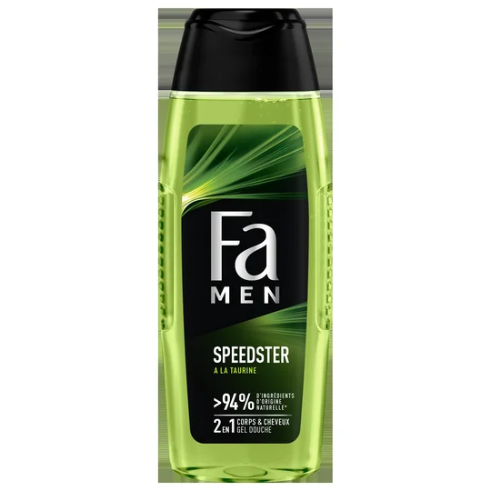 Men - Gel douche Speedster 2 en 1 à la taurine corps et cheveux