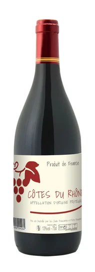Côtes du Rhône, vin rouge