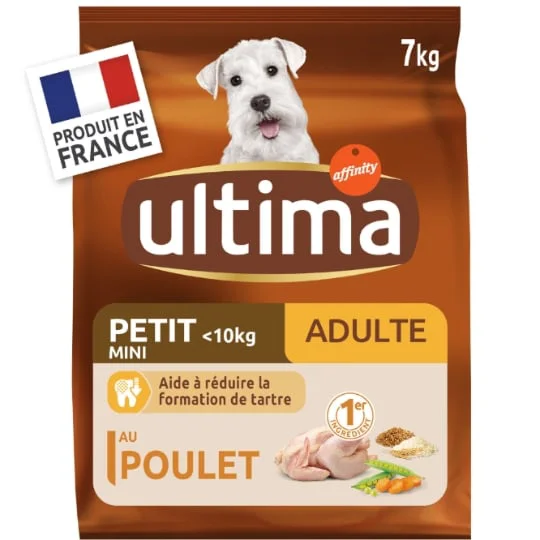 Croquettes pour petit chien adulte au poulet