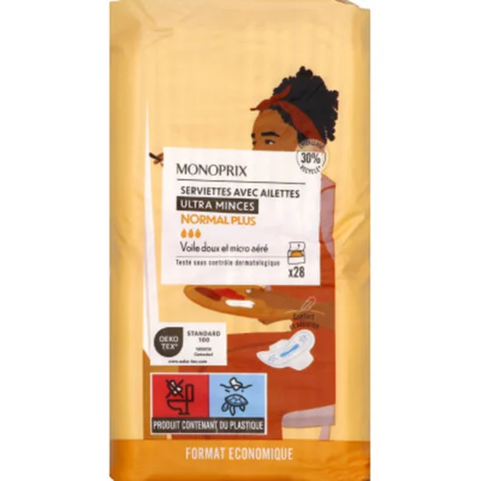Serviettes ultra-minces Normal Plus