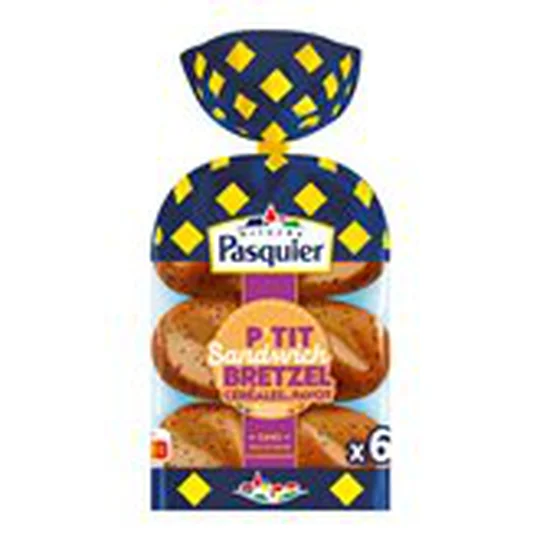 Pains façon Bretzel Céréales & Pavots x6