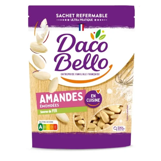 Amandes émondées