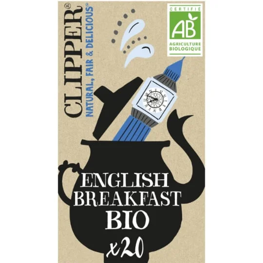 Thé noir english breakfast Bio