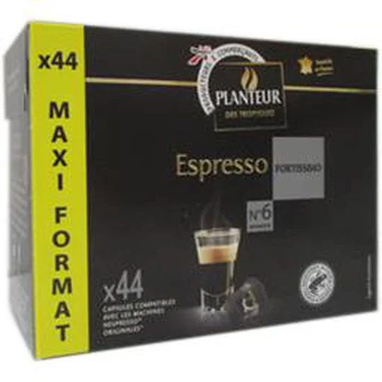 Capsules de café compatibles Nespresso Espresso Fortissimo intenisté 6