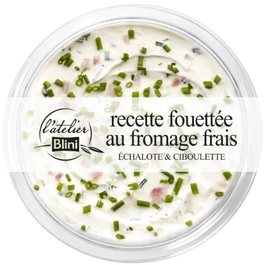 Recette fouettée au fromage frais