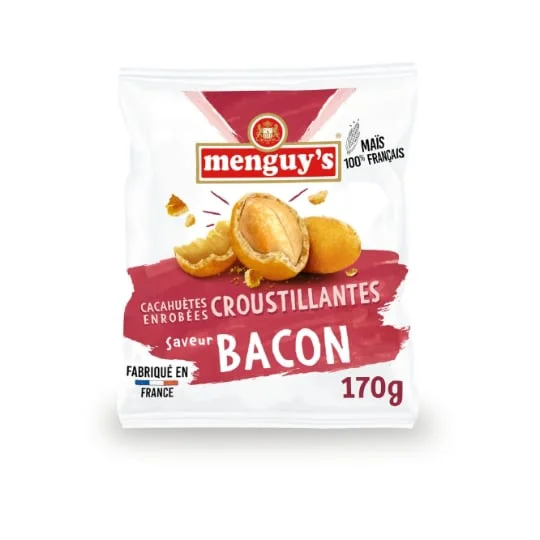 Cacahuètes enrobées Bacon