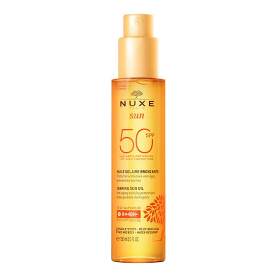 Sun huile solaire bronzante spf50