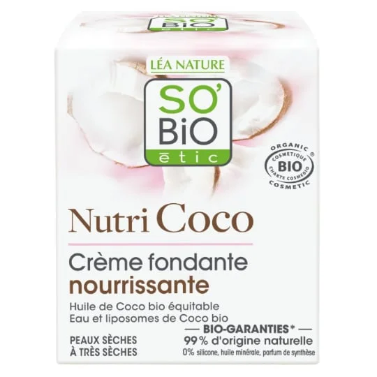 Crème Visage Fondante Nourrissante Nutri Coco Bio