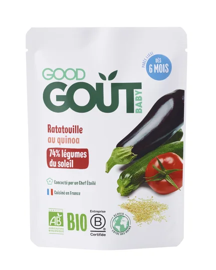 Plat bébé bio bio Ratatouille - Dès 6 mois