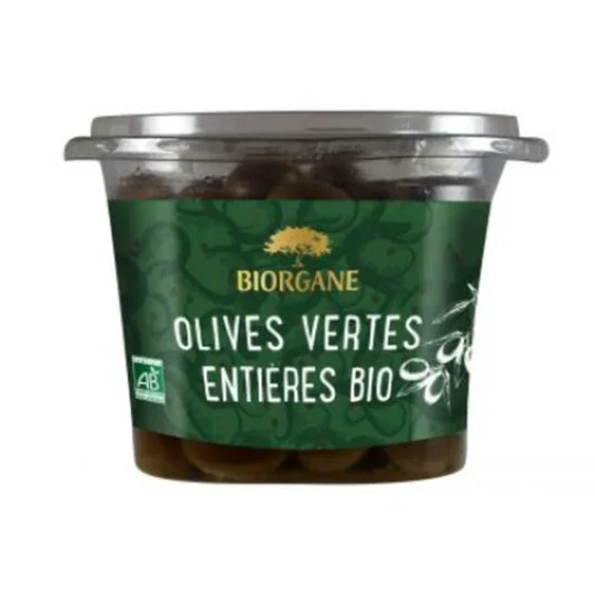 Olives Vertes Entières Bio
