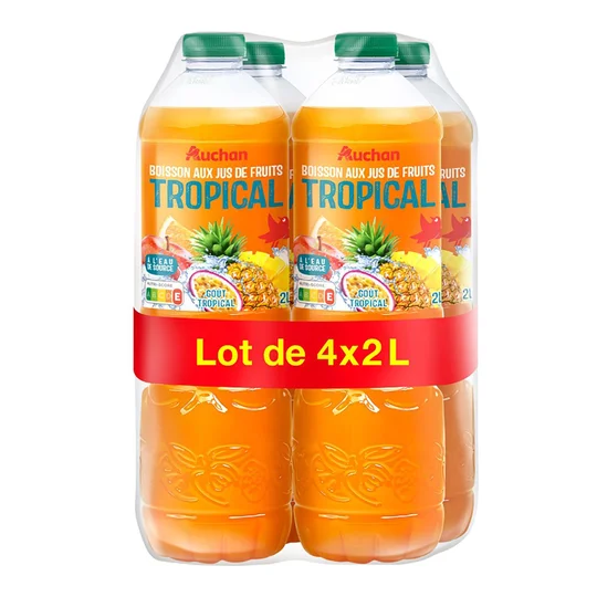 Boisson aux fruits goût tropical