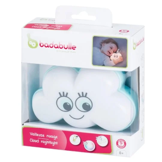 Veilleuse bébé blanche Nuage