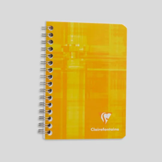 Carnet 9,5x14 cm, petits carreaux, 100 pages, 90gr/m²