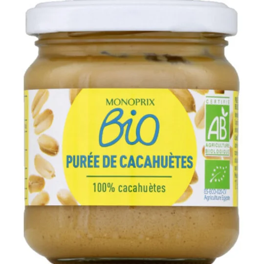 Purée de cacahuètes bio