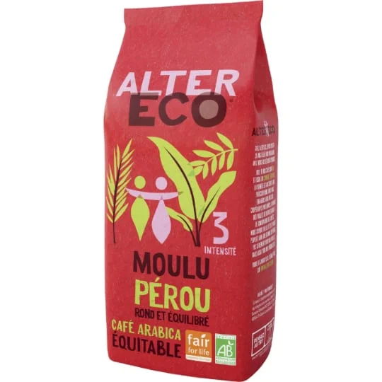 Café moulu bio Pérou