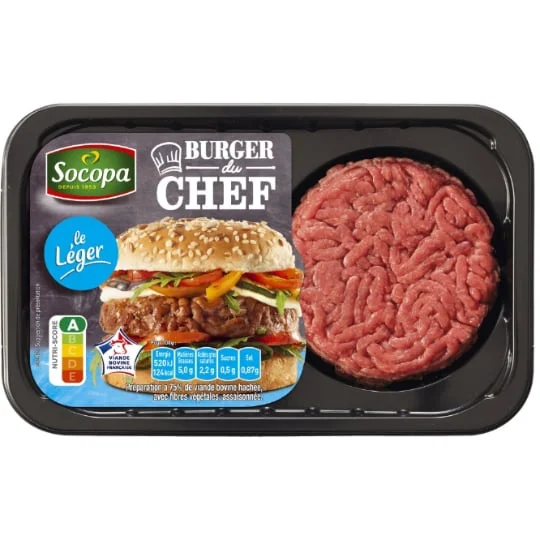 Steaks hachés burger 5% MG