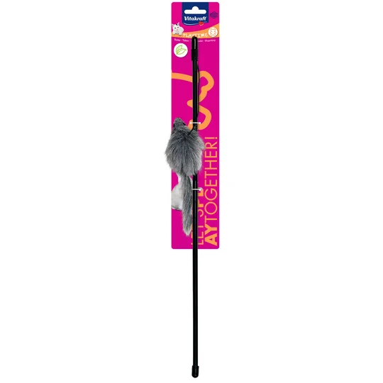 Baguette plastique & souris fourrure