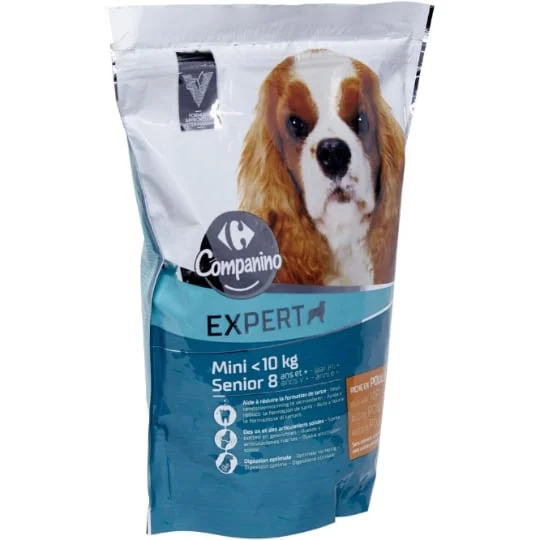Croquettes pour chien mini senior poulet