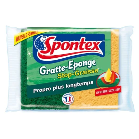 Eponge à récurer stop-graisse