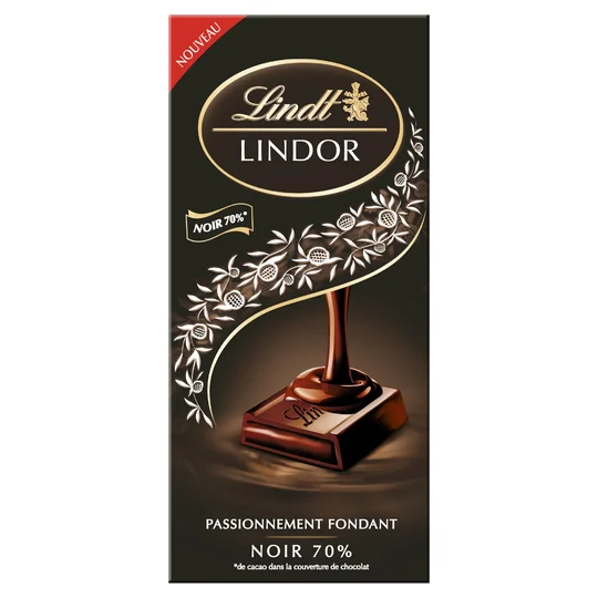 Chocolat noir fourré d'un suprême fondant