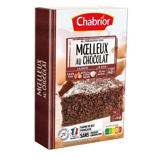 Préparation pour moelleux au chocolat