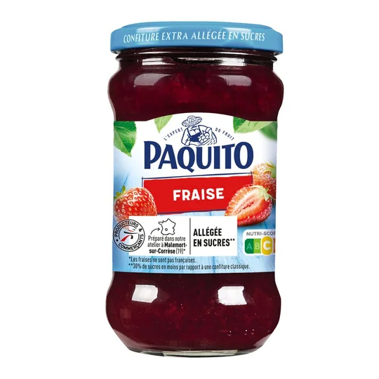 Confiture allégée fraise