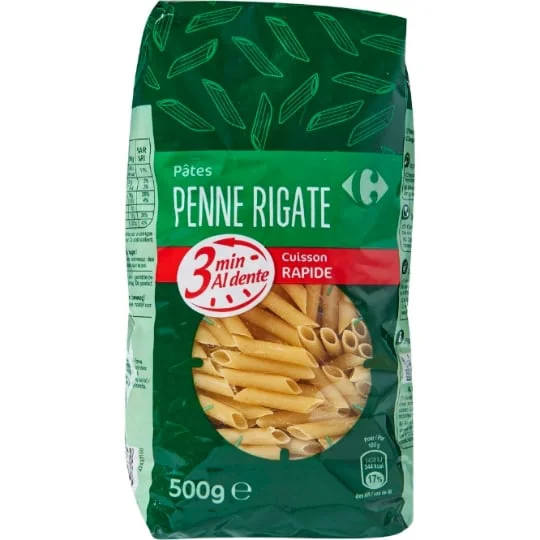 Pâtes penne rigate
