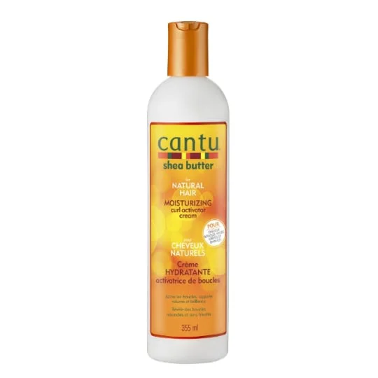 Crème hydratante au beurre de karité pour cheveux bouclés, frisés, crépus et ondulés