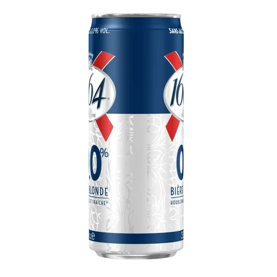 Bière blonde aromatisée sans alcool