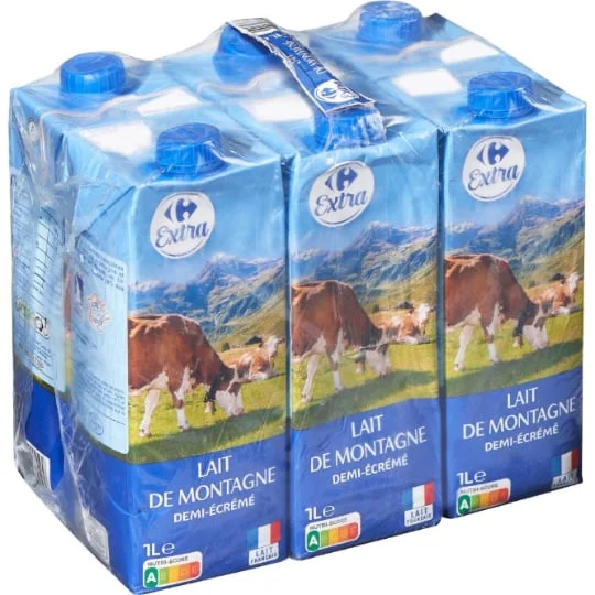 Lait demi-écrémé
