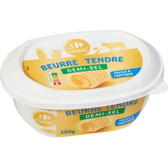Beurre tendre demi-sel