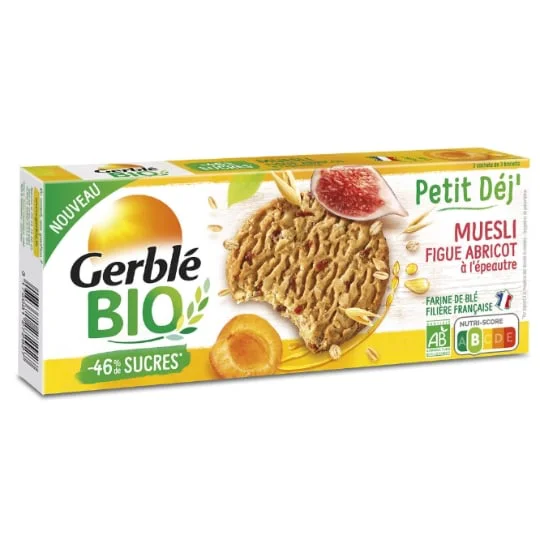 Biscuits petit déjeuner muesli Bio