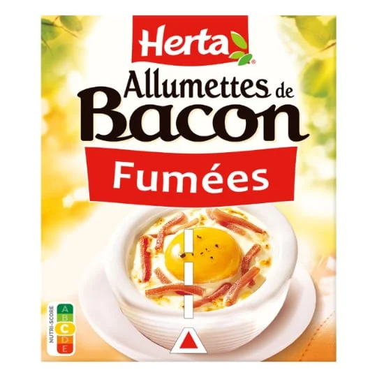 Allumettes de bacon fumées