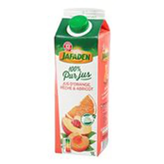 Pur jus Orange pêche abricot