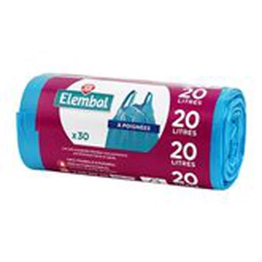 Sacs poubelle 20L A poignées - x30
