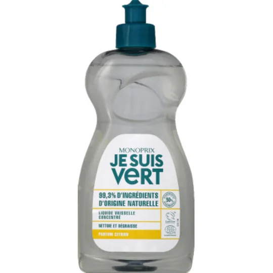 Liquide vaisselle concentré parfum citron