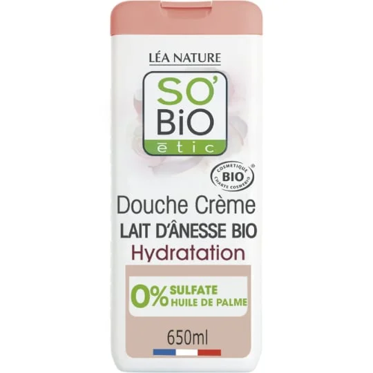 Crème de Douche Hydratation Délicate au Lait d'Ânesse Bio