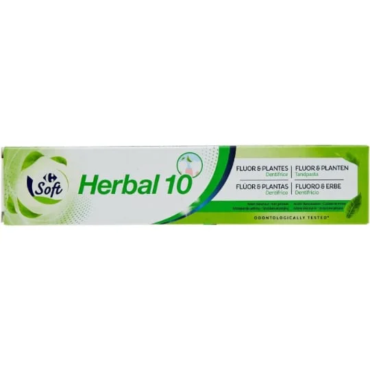 Dentifrice fluor & plantes