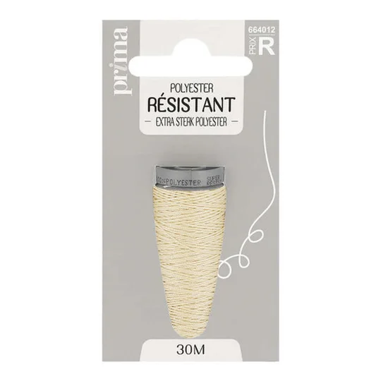 Fil Polyester Beige Resistant 30m