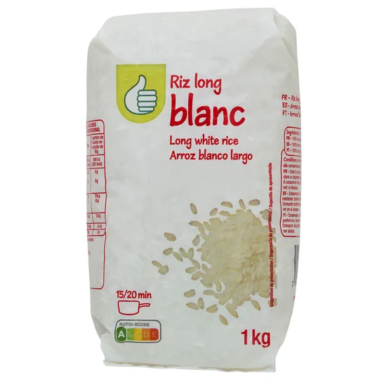 Riz long blanc