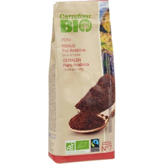 Café moulu bio pur arabica