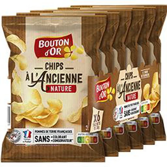 Chips à l'ancienne, nature