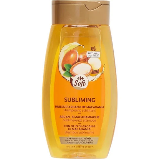 Shampoing huiles d'argan & macadamia